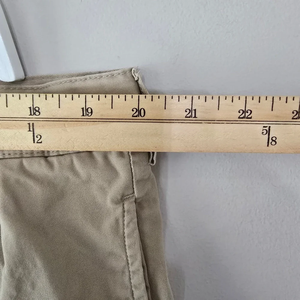 Polo Ralph Lauren Tyler Short Mens 40 Tan Khaki Pleated Chino Cotton Shorts 0636